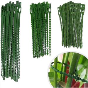 Unbranded Pack of 150 adjustable garden ties, plant ties and supports, for supporting plan Unbranded Pack of 150 adjustable garden ties, plant ties and supports, for supporting plan