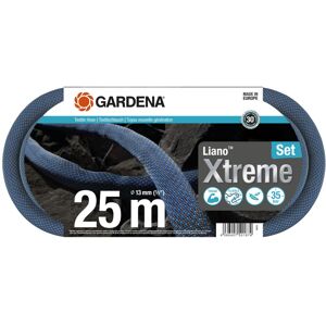 Gardena Liano Xtreme 1/2 inch, 25m set: Extremely robust textile garden hose, fo Gardena Liano Xtreme 1/2 inch, 25m set: Extremely robust textile garden hose, fo