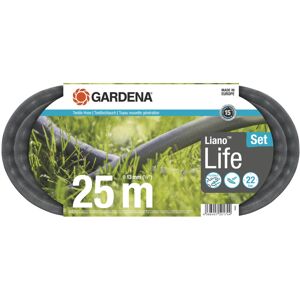 Gardena Liano Life Textile Hose 1/2 inch, 25m: Highly flexible textile garden ho Gardena Liano Life Textile Hose 1/2 inch, 25m: Highly flexible textile garden ho