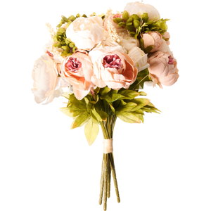 Beliani Artificial Flower Bouquet RAPOSA 45 cm Pastel Pink Beliani Artificial Flower Bouquet RAPOSA 45 cm Pastel Pink
