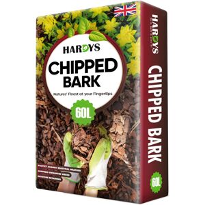 Hardys 60L Wood Bark Chippings Soft Mulch Garden Hardys 60L Wood Bark Chippings Soft Mulch Garden