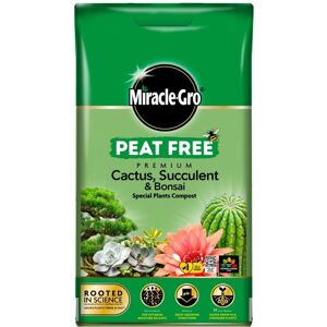 Miracle-Gro Peat Free Cactus/Bonsai Compost - 10L Miracle-Gro Peat Free Cactus/Bonsai Compost - 10L