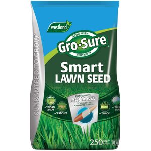Westland Gro-Sure Aqua Gel Coated Smart Grass Lawn Seed, 250m2 (10 kg) Westland Gro-Sure Aqua Gel Coated Smart Grass Lawn Seed, 250m2 (10 kg)