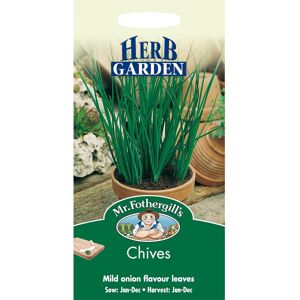 Mr Fothergill's 11228 Herb Seeds, Chives, Green Mr Fothergill's 11228 Herb Seeds, Chives, Green