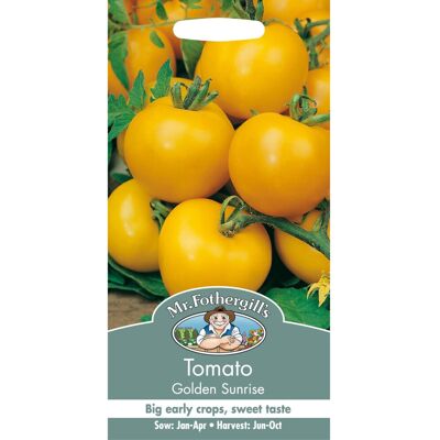 Mr Fothergill's Mr. Fothergill's Tomato Seeds Golden Sunrise Unusual Yellow Tomatoes Mr Fothergill's Mr. Fothergill's Tomato Seeds Golden Sunrise Unusual Yellow Tomatoes