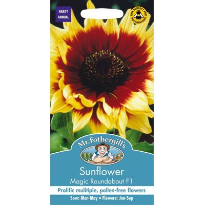 Mr Fothergill's Mr Fothergills - Pictorial Packet - Flower - Sunflower Magic Roundabout F1 - 50 Mr Fothergill's Mr Fothergills - Pictorial Packet - Flower - Sunflower Magic Roundabout F1 - 50
