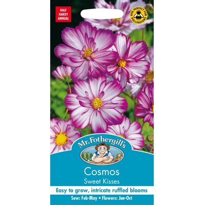Mr Fothergill's Mr Fothergills - Pictorial Packet - Flower - Cosmos Sweet Kisses - 30 Seeds Mr Fothergill's Mr Fothergills - Pictorial Packet - Flower - Cosmos Sweet Kisses - 30 Seeds
