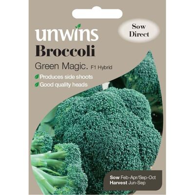Unwins - Green Magic F1 - Broccoli - Seeds Unwins - Green Magic F1 - Broccoli - Seeds