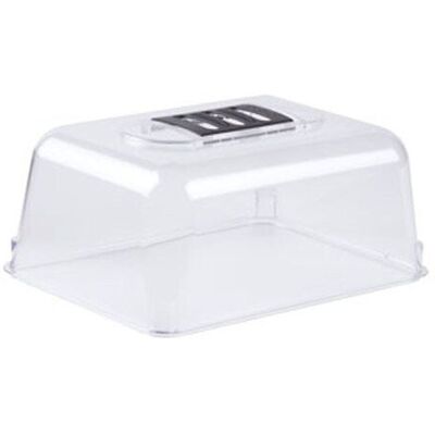 Stewart Garden Propagator Cover - Clear, Fits 22cm Tray, Adjustable Ventilation Stewart Garden Propagator Cover - Clear, Fits 22cm Tray, Adjustable Ventilation