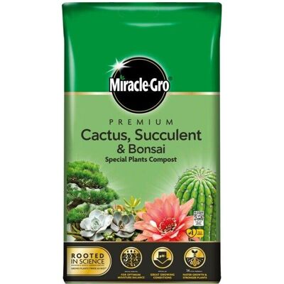 Miracle-Gro Miracle Gro Premium Cactus Succulent Bonsai Compost With Vital Minerals 6L Bag Miracle-Gro Miracle Gro Premium Cactus Succulent Bonsai Compost With Vital Minerals 6L Bag