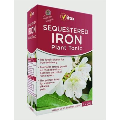 Vitax - 5SQI20 - Sequestered Iron - Plant Tonic Vitax - 5SQI20 - Sequestered Iron - Plant Tonic