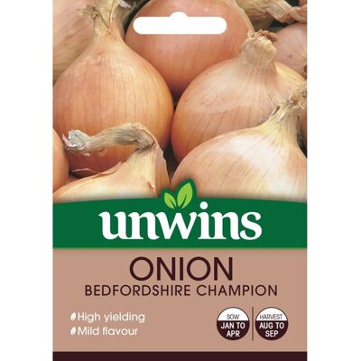 Unwins Grow Your Own Bedfordshire Champion Onion Vegetable Seeds Unwins Grow Your Own Bedfordshire Champion Onion Vegetable Seeds