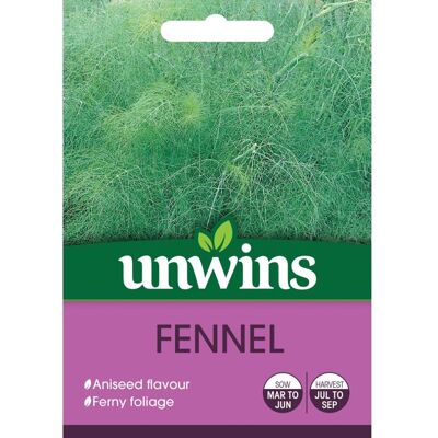 Unwins Grow Your Own Aniseed Flavour Fennel Herb Seeds Unwins Grow Your Own Aniseed Flavour Fennel Herb Seeds