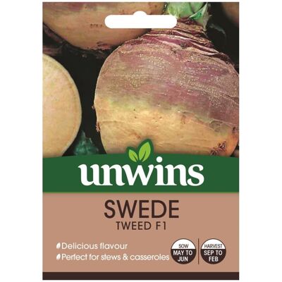 Unwins Grow Your Own Delicious Tweed Swede F1 Vegetable Seeds Unwins Grow Your Own Delicious Tweed Swede F1 Vegetable Seeds