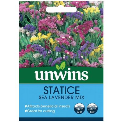 Unwins Grow Your Own At Home Statice Sea Lavender Mix Versatile Flower Seeds Unwins Grow Your Own At Home Statice Sea Lavender Mix Versatile Flower Seeds