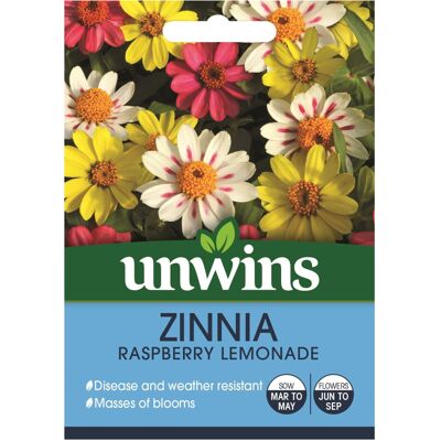 Unwins Grow Your Own At Home Zinnia Raspberry Lemonade Flowers Seeds Unwins Grow Your Own At Home Zinnia Raspberry Lemonade Flowers Seeds