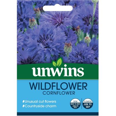 Unwins - Wildflower Cornflower - Unusual - Cut Flowers - Seeds Unwins - Wildflower Cornflower - Unusual - Cut Flowers - Seeds