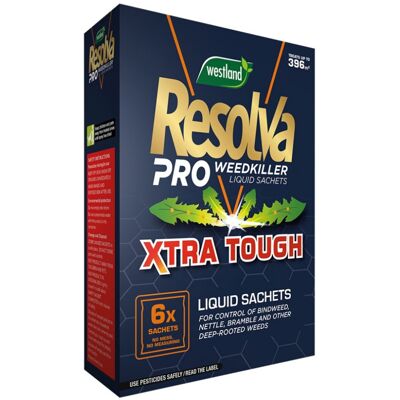 Westland Resolva Pro Xtra Tough Tree Stump Killer - 6 Pre-Dosed 100ml Sachets (M Westland Resolva Pro Xtra Tough Tree Stump Killer - 6 Pre-Dosed 100ml Sachets (M