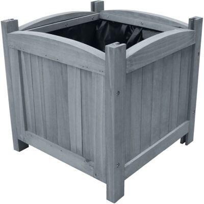 vidaXL Garden Raised Beds 2 pcs. 30x30x30 cm Solid Wood Fir - Garden Raised Beds vidaXL Garden Raised Beds 2 pcs. 30x30x30 cm Solid Wood Fir - Garden Raised Beds