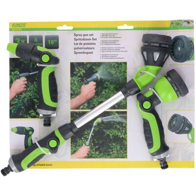 Kinzo Water Gun Set - Garden Sprayer with 8 Modes Kinzo Water Gun Set - Garden Sprayer with 8 Modes