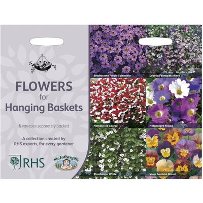 Mr Fothergill's Mr.Fothergill's RHS Grow Your Own Flowers For Hanging Baskets Seeds Mr Fothergill's Mr.Fothergill's RHS Grow Your Own Flowers For Hanging Baskets Seeds