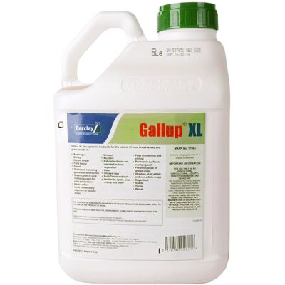 (1 x 5L) GALLUP XL Industrial Strength Weed Killer (5L) (1 x 5L) GALLUP XL Industrial Strength Weed Killer (5L)