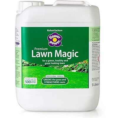 Richard Jackson Flower Power Premium Lawn Magic, Lawn Feed for Gardens, Greens t Richard Jackson Flower Power Premium Lawn Magic, Lawn Feed for Gardens, Greens t