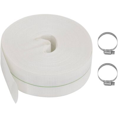 vidaXL 51mm 100m Flat Water Hose - Water Transport Pipe vidaXL 51mm 100m Flat Water Hose - Water Transport Pipe