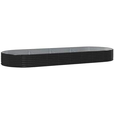 vidaXL - Planter Powder-coated steel 373x140x36 cm vidaXL - Planter Powder-coated steel 373x140x36 cm