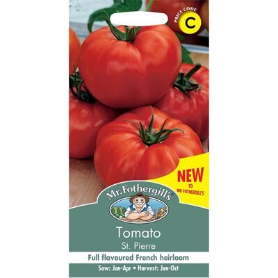Tomato Seeds Grow Your Own Garden Vegetables St Pierre Mr Fothergill's Tomato Seeds Grow Your Own Garden Vegetables St Pierre Mr Fothergill's