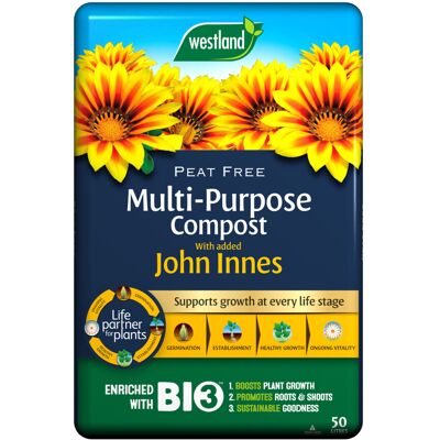 (50L) Westland Multi Purpose Compost with John Innes Peat Free (50L) Westland Multi Purpose Compost with John Innes Peat Free
