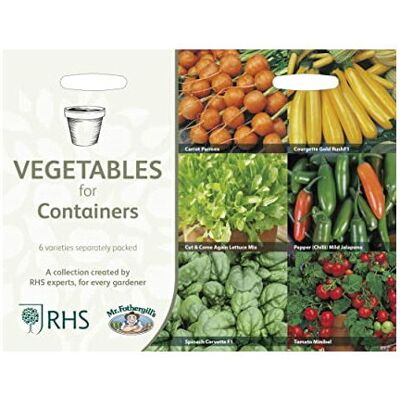 Vegetable Seed Variety Grow Your Own Garden Containers Mr Fothergill's Vegetable Seed Variety Grow Your Own Garden Containers Mr Fothergill's