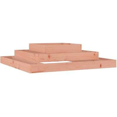 (natural douglas, 110 x 110 x 27 cm) vidaXL Solid Wood Pine Planter Raised Bed M (natural douglas, 110 x 110 x 27 cm) vidaXL Solid Wood Pine Planter Raised Bed M