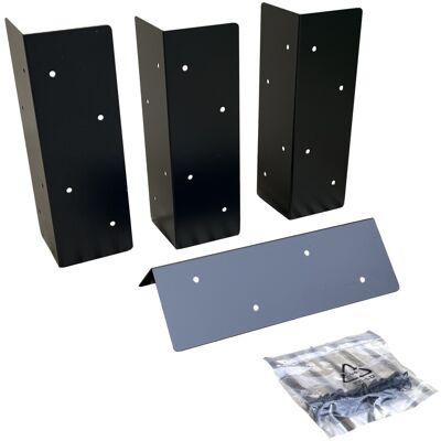Selections Metal Raised Garden Vegetable Bed Corner Brackets (Pack of 4) Selections Metal Raised Garden Vegetable Bed Corner Brackets (Pack of 4)