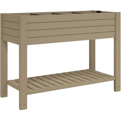 vidaXL Garden Raised Bed Light Brown - Garden Raised Bed vidaXL Garden Raised Bed Light Brown - Garden Raised Bed