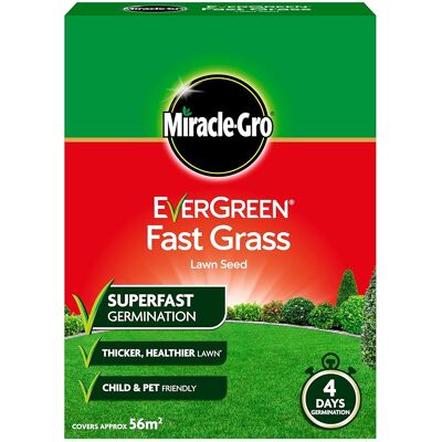 Miracle-Gro Miracle Gro Ever Green Fast Grass Lawn Seed 1.6 kg 56 m2 Miracle-Gro Miracle Gro Ever Green Fast Grass Lawn Seed 1.6 kg 56 m2