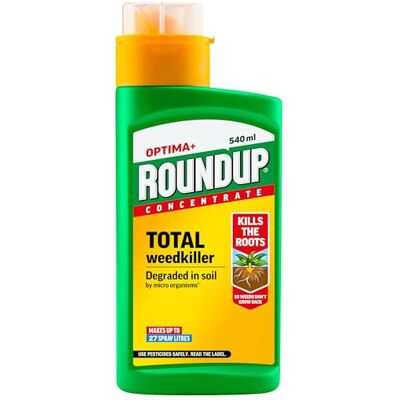 Roundup Optima+ Total Weedkiller, Concentrate, 280 ml Roundup Optima+ Total Weedkiller, Concentrate, 280 ml