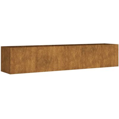 vidaXL Garden Raised Bed 200x40x40 cm Corten Steel - Garden Raised Bed vidaXL Garden Raised Bed 200x40x40 cm Corten Steel - Garden Raised Bed