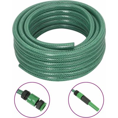 vidaXL - Garden Hose 30 m - Green - PVC - Garden Hose vidaXL - Garden Hose 30 m - Green - PVC - Garden Hose