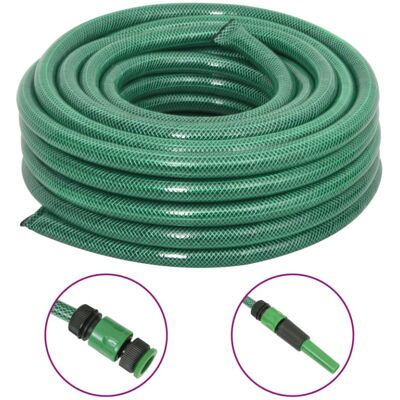 vidaXL Garden Hose 20m - Durable PVC Water Pipe with Fittings vidaXL Garden Hose 20m - Durable PVC Water Pipe with Fittings