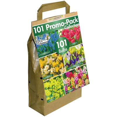 GreenBrokers 101 Dutch Bulbs Big Buy Promo Pack Bee-Friendly Mixed Spring Flower Bulbs GreenBrokers 101 Dutch Bulbs Big Buy Promo Pack Bee-Friendly Mixed Spring Flower Bulbs