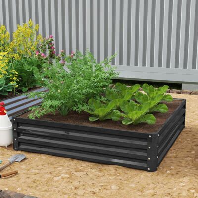 Outsunny - Raised Garden Bed Metal - Garden Bed Outsunny - Raised Garden Bed Metal - Garden Bed