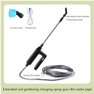 Maxpower (8 meters water pipe) 5L Electric Sprayer Rechargeable Garden Watering Spray Gun Maxpower (8 meters water pipe) 5L Electric Sprayer Rechargeable Garden Watering Spray Gun