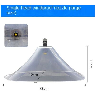 Maxpower (Single Head-L) Agricultural Windproof Nozzle Power Fan-type Sprayer Nozzle Elec Maxpower (Single Head-L) Agricultural Windproof Nozzle Power Fan-type Sprayer Nozzle Elec