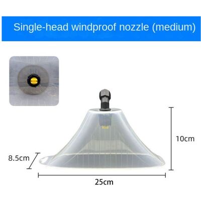 Maxpower (Single Head-M) Agricultural Windproof Nozzle Power Fan-type Sprayer Nozzle Elec Maxpower (Single Head-M) Agricultural Windproof Nozzle Power Fan-type Sprayer Nozzle Elec