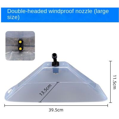 Maxpower (Double Head-L) Agricultural Windproof Nozzle Power Fan-type Sprayer Nozzle Elec Maxpower (Double Head-L) Agricultural Windproof Nozzle Power Fan-type Sprayer Nozzle Elec