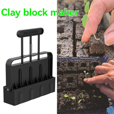 Saudism Soil Blocker Handheld, for Seed Starting,Manual Block Maker Handheld Seedling Ma Saudism Soil Blocker Handheld, for Seed Starting,Manual Block Maker Handheld Seedling Ma