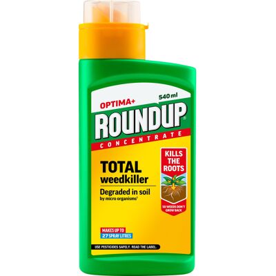 Roundup Optima+ Total Weedkiller, Concentrate, 540 ml Roundup Optima+ Total Weedkiller, Concentrate, 540 ml