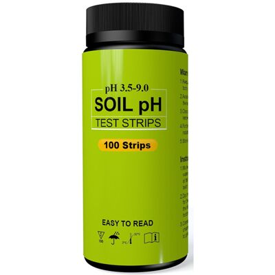 Unbranded 100pcs Soil pH Test Strips Kit, 3.5-9 Range, High Accuracy Unbranded 100pcs Soil pH Test Strips Kit, 3.5-9 Range, High Accuracy