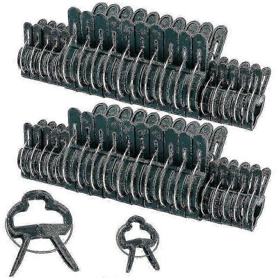 Unbranded Pack of 100 plant clips for climbing plants, for tomatoes, flowers, plant suppor Unbranded Pack of 100 plant clips for climbing plants, for tomatoes, flowers, plant suppor